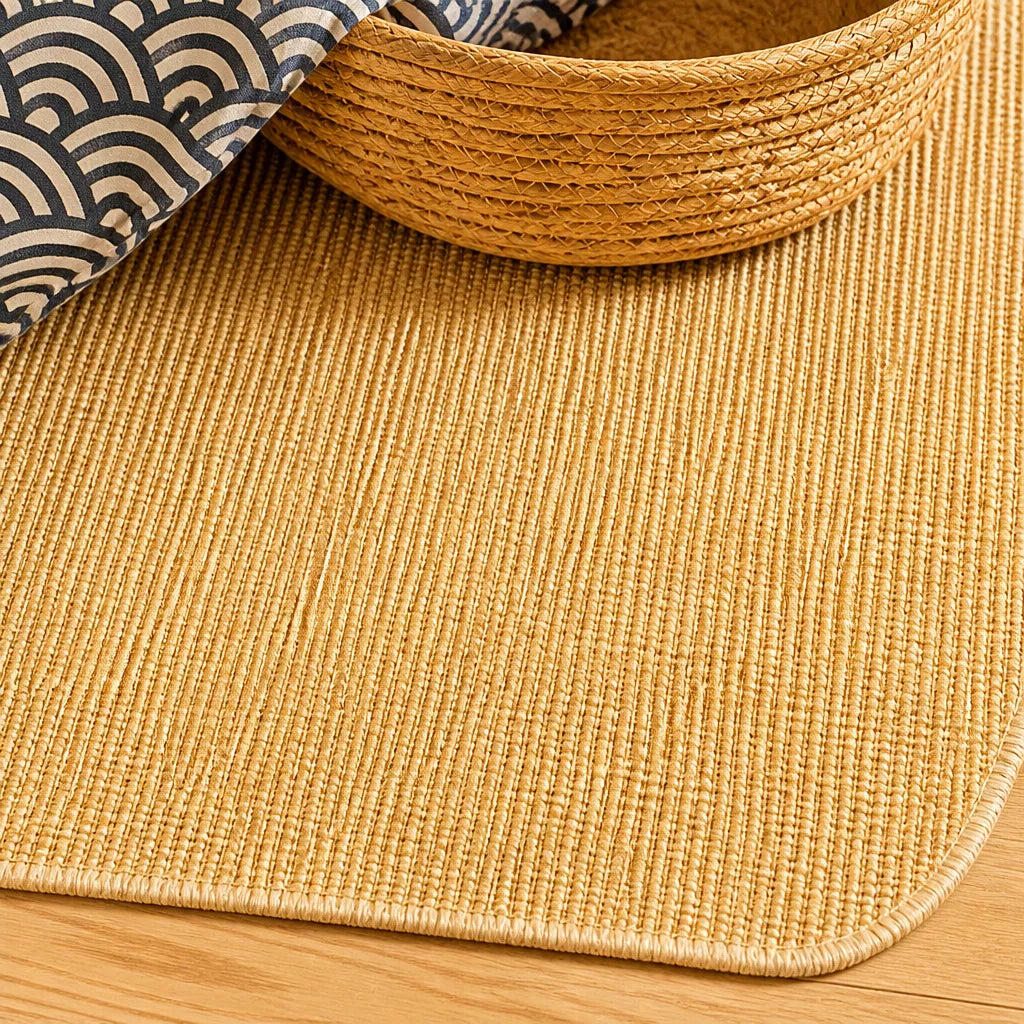 Woven Cat-Ear Pet Bed for Cats and Small Dogs