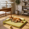 Rattan-Woven Pet Bed Mat for Small to Large Dogs