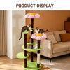 Large Wooden Cat Tree with Space Capsule & Scratching Post