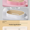 Oval Capsule-Shaped Cat Scratcher Bed