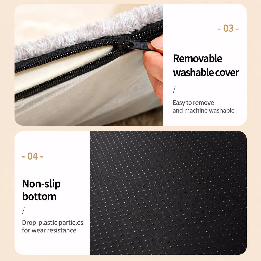Enclosed House-Style Pet Bed for Cats and Dogs