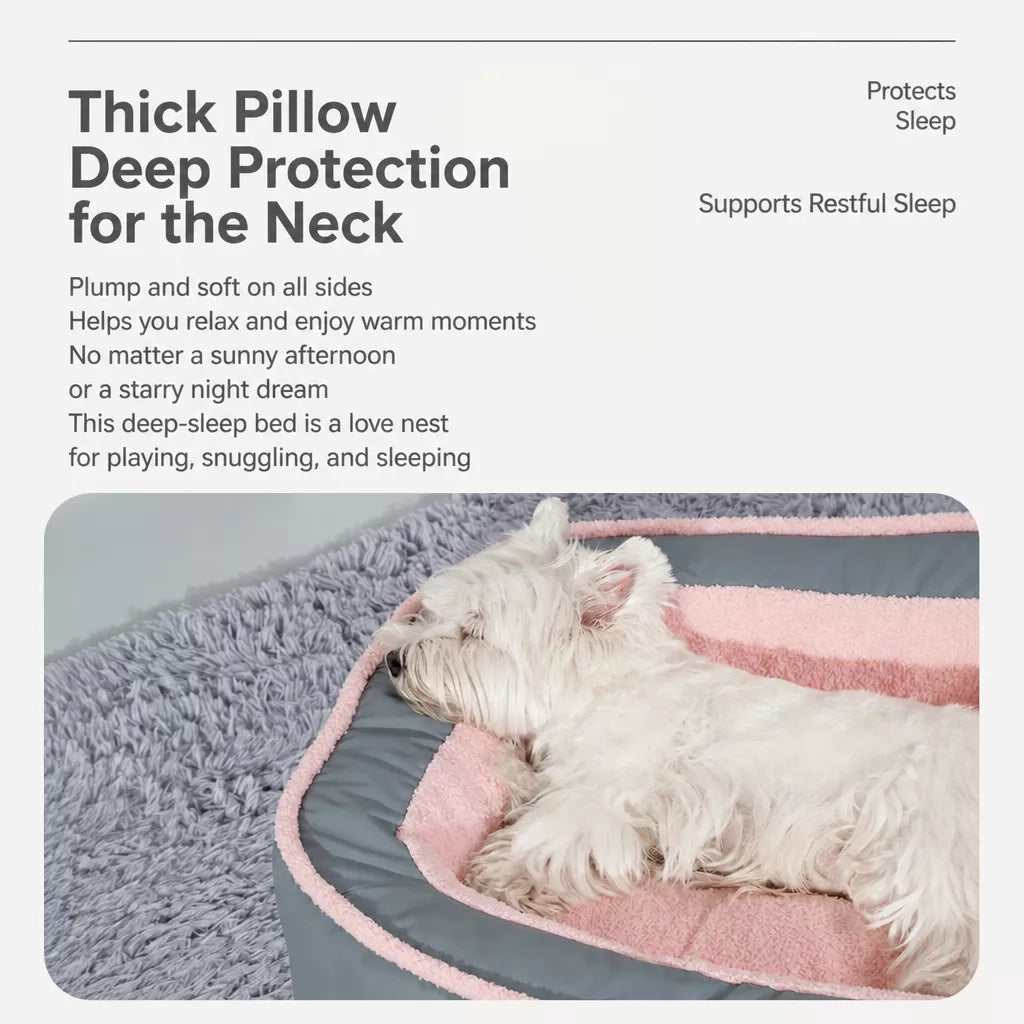 Reversible Washable Nylon Pet Bed for Dogs and Cats
