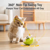 Cat Tumbler Teaser Toy with Feather and Catnip Ball