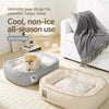 Reversible Washable Nylon Pet Bed for Dogs and Cats