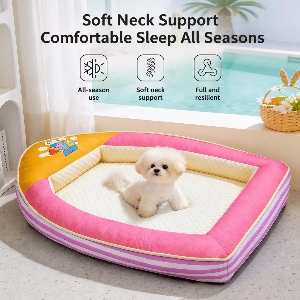 Year-Round Polyester Pet Bed Mat for Dogs and Cats