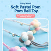 Cat Teaser Wand Toy with Feather and Bell Details
