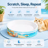 White Corrugated Cardboard Cat Scratcher Lounge for Cats