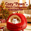 Covered Pet Tent Bed for Cats and Small Dogs