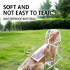 Transparent Waterproof Dog Raincoat