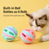 Cat Bell Ball Toy – 3.1-Inch Silicone Cat Toy