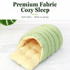 Semi-Enclosed Washable Pet Bed for Cats and Small Dogs