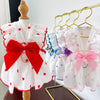 Cotton Bow Dress for Dogs and Cats
