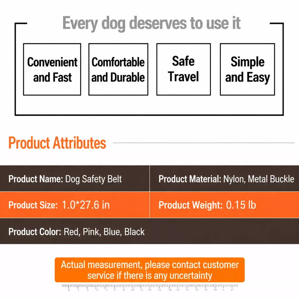 Pet Car Seat Belt for Dogs p-05430