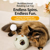 5-in-1 Planet Wobble Cat Toy with Teaser Wand