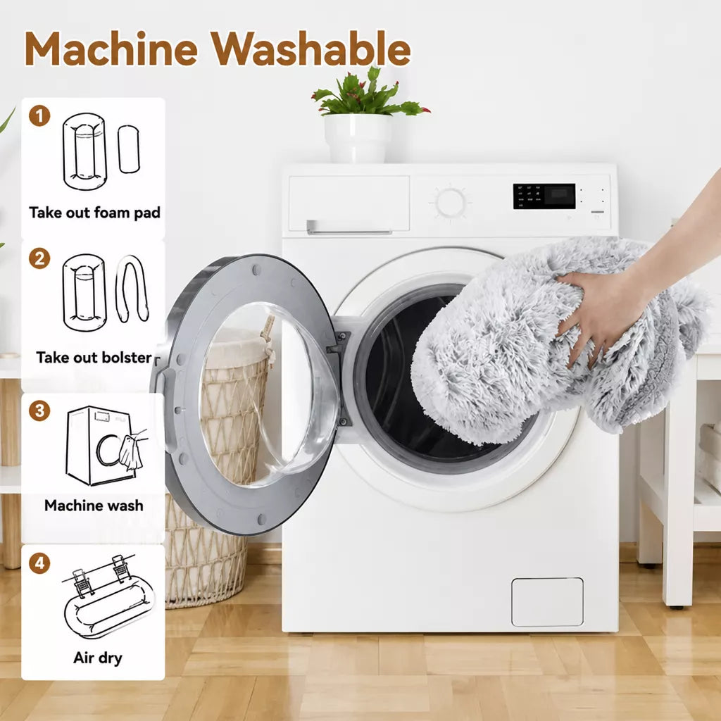 Extra-Large Washable Plush Pet Bed