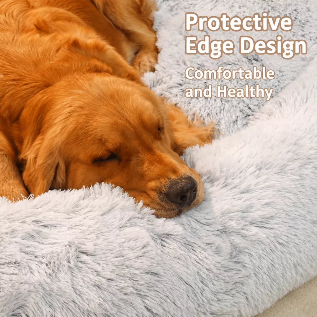 Extra-Large Washable Plush Pet Bed