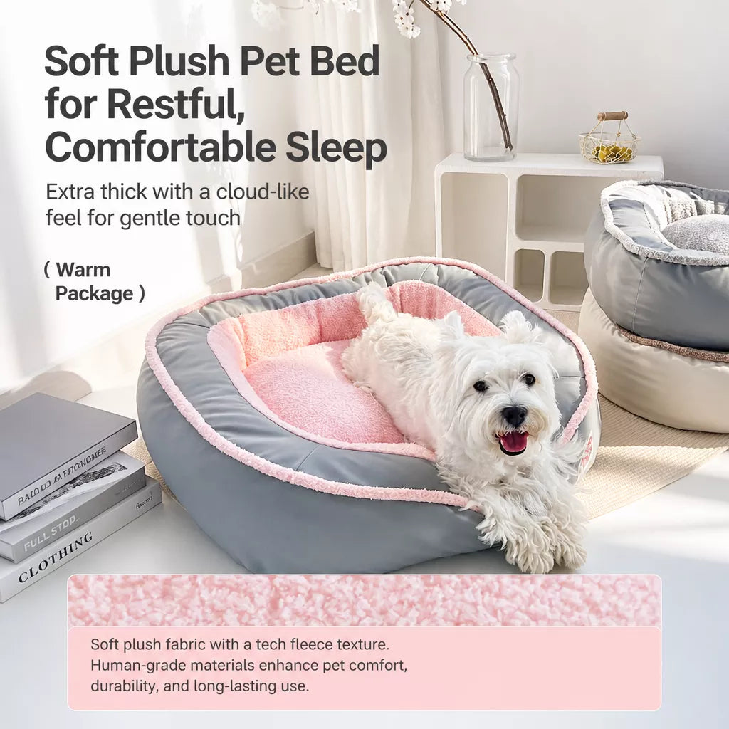 Reversible Washable Nylon Pet Bed for Dogs and Cats