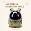 Expandable Clear-Window Pet Carrier Backpack