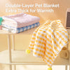 Cotton-Linen Pet Blanket Mat for Cats & Dogs