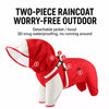 Waterproof Hooded Raincoat for Small and Medium Dogs