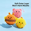 Cartoon Squeaky Ball Dog Toy