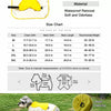 Polyester Dog Raincoat Cape for Small to Medium Dogs