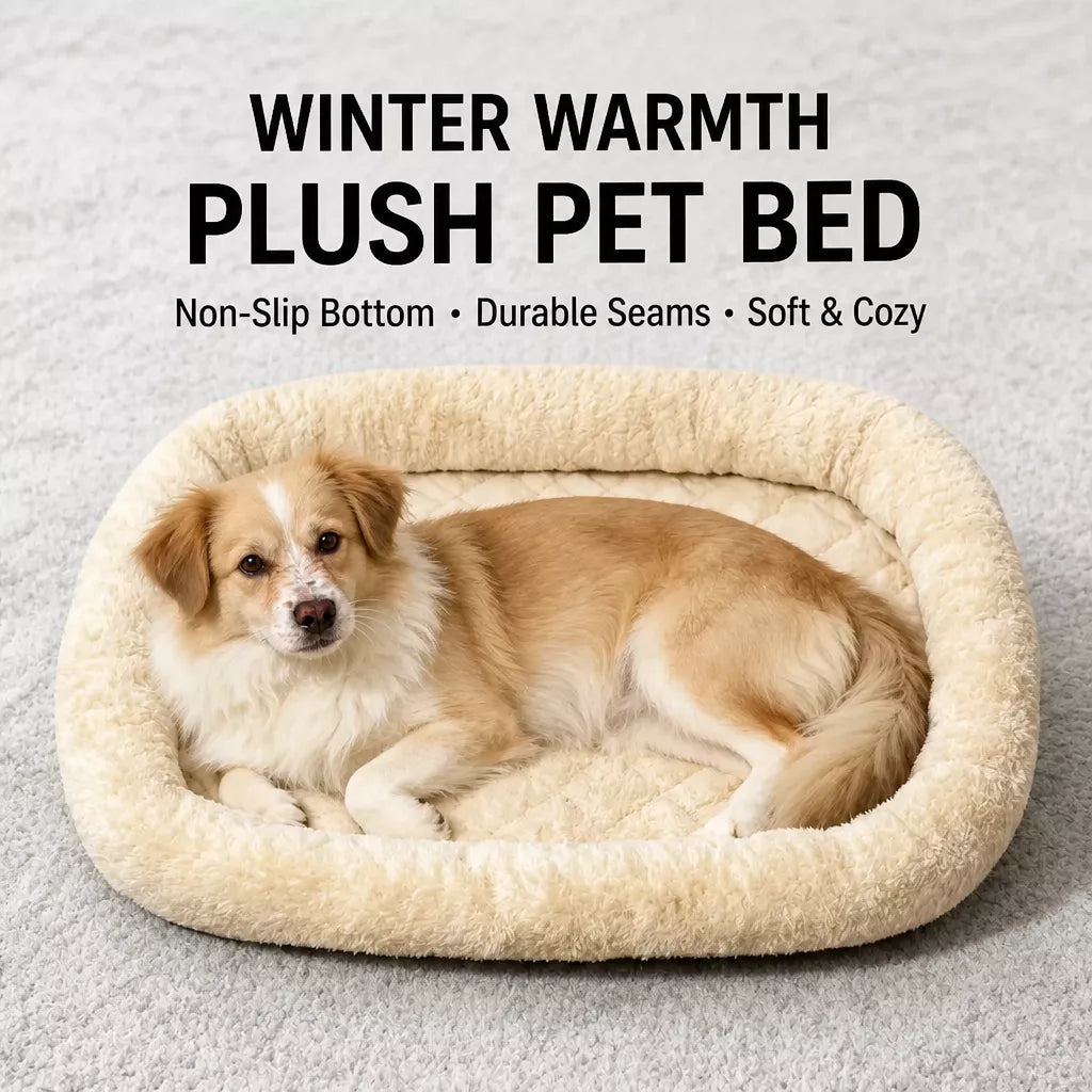 Plush Pet Bed for Small Dogs
