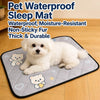Reversible Waterproof Oxford Cloth Pet Bed Mat for Dogs & Cats