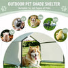 Outdoor Pet Tent with Ground Stakes