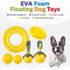 Interactive Dog Toys with Flying Disc, Tug Rings & Ball