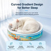 White Corrugated Cardboard Cat Scratcher Lounge for Cats