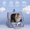 Pet Backpack Carrier with Panoramic Window and Ventilated Design