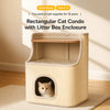 Square Sisal Cat Scratching Barrel with Resting Area