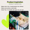 Car Pet Bed with Removable Washable Cover and Seat Belt Strap