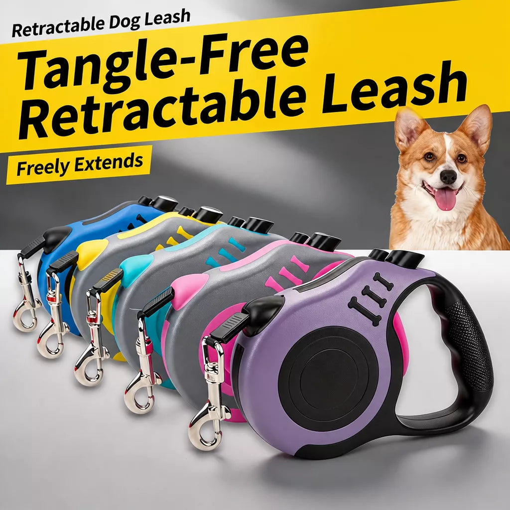 Retractable Dog Leash, 16.4 ft