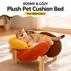 Flower-Shaped Cat Bed with Removable, Washable Design