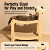 Sisal Cat Scratcher Bed with Football Toy