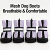 Breathable Mesh Dog Shoes with Zipper Closure