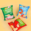 Potato Chip Plush Squeaky Toy for Dogs and Cats