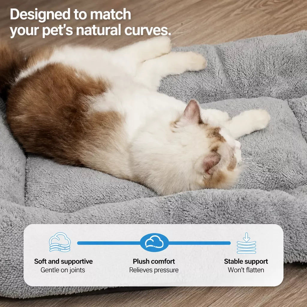 Cozy Winter Bed for Dogs and Cats