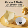 Elevated Ceramic Pet Bowl with Stand
