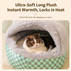 Cozy Semi-Enclosed Pet Bed for Cats and Small Dogs