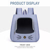 Pet Backpack Carrier with Panoramic Window and Ventilated Design