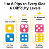 21-Hole Interactive Treat-Hiding Dice Dog Toy