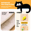 Vertical Wall-Mounted Cat Scratcher with Self-Adhesive Backing