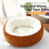 All-Season Plush Pet Bed for Cats and Small Dogs
