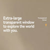 Expandable Clear-Window Pet Carrier Backpack