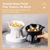 Ceramic Angled Elevated Pet Bowl