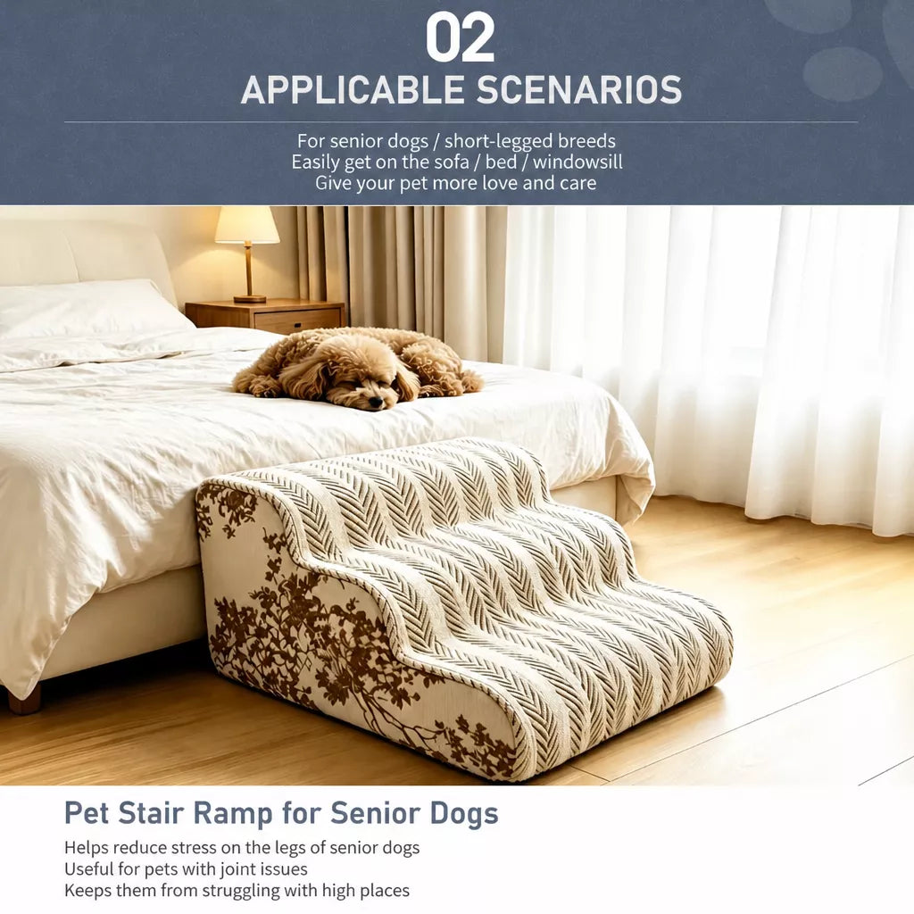 Foam Pet Stairs for Beds and Sofas p-05218
