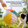 Oversized Tug-and-Fetch Ball Toy for Dogs